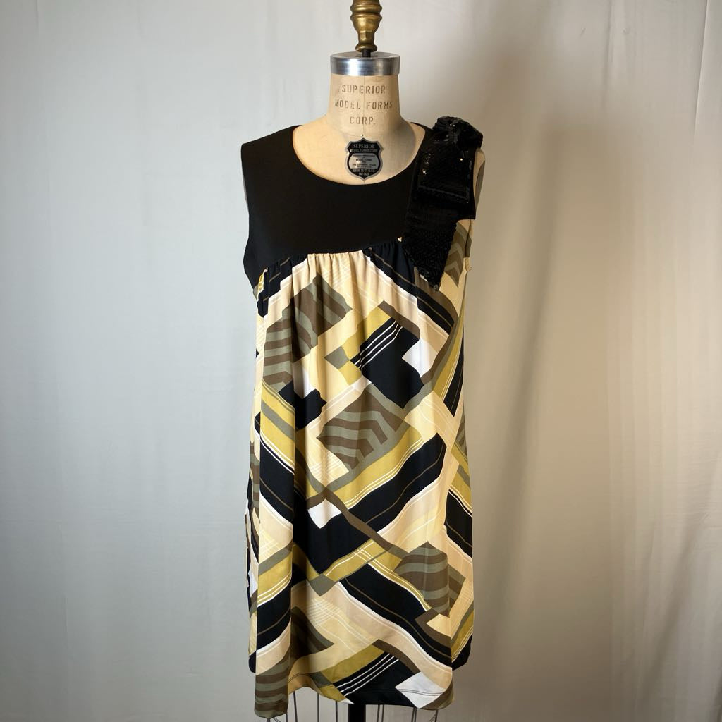 Julie Brown Geo Pattern Dress