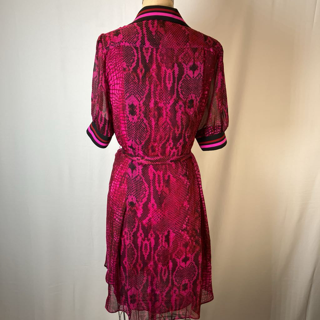 Anne Klein Pink Snake Dress