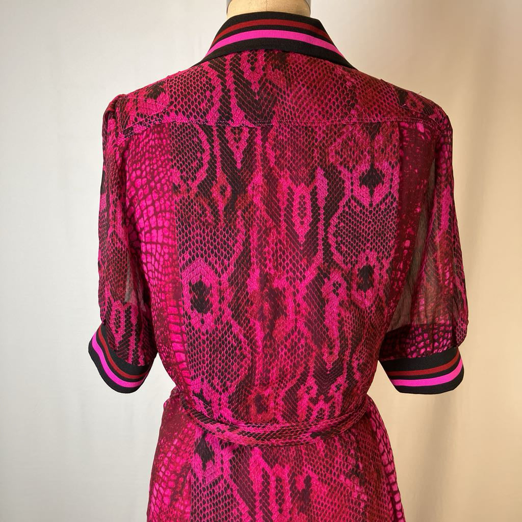 Anne Klein Pink Snake Dress