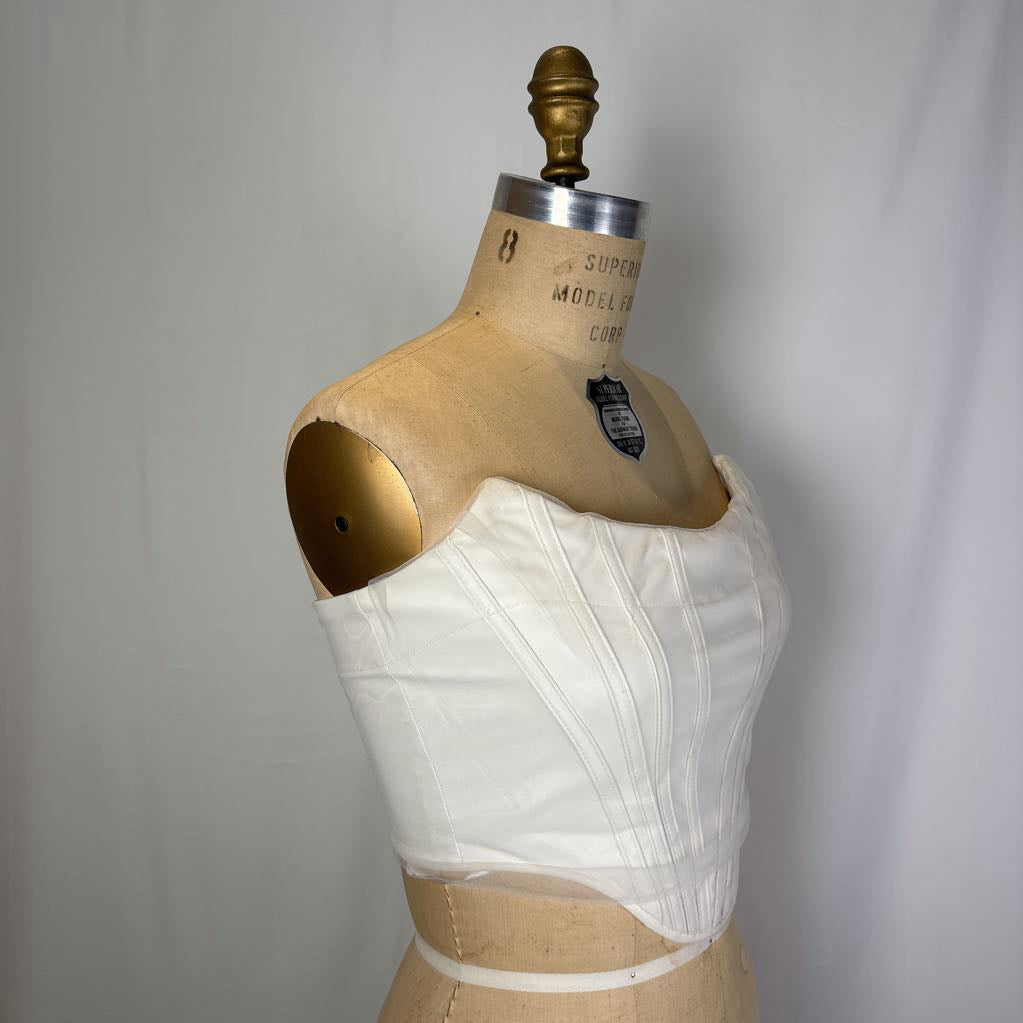 White Bandeau Top
