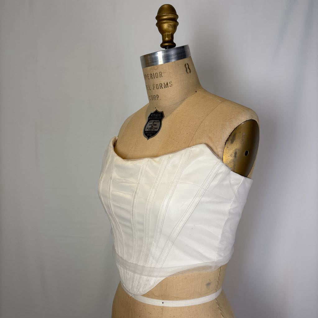 White Bandeau Top