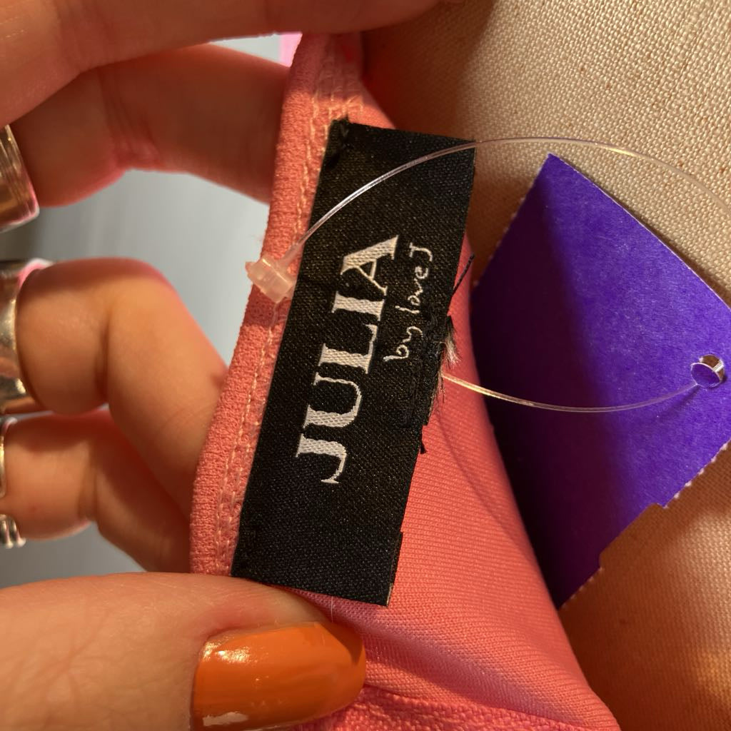 Julia Crop Top Pink Corset Top