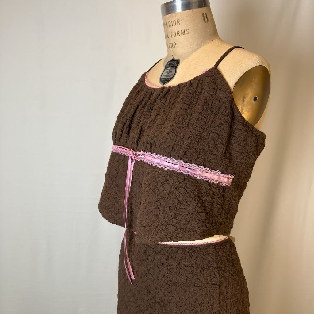 2-piece Camisole Top and Skirt