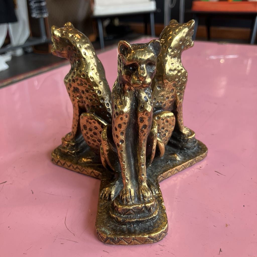 Vintage Cheetah Statuette