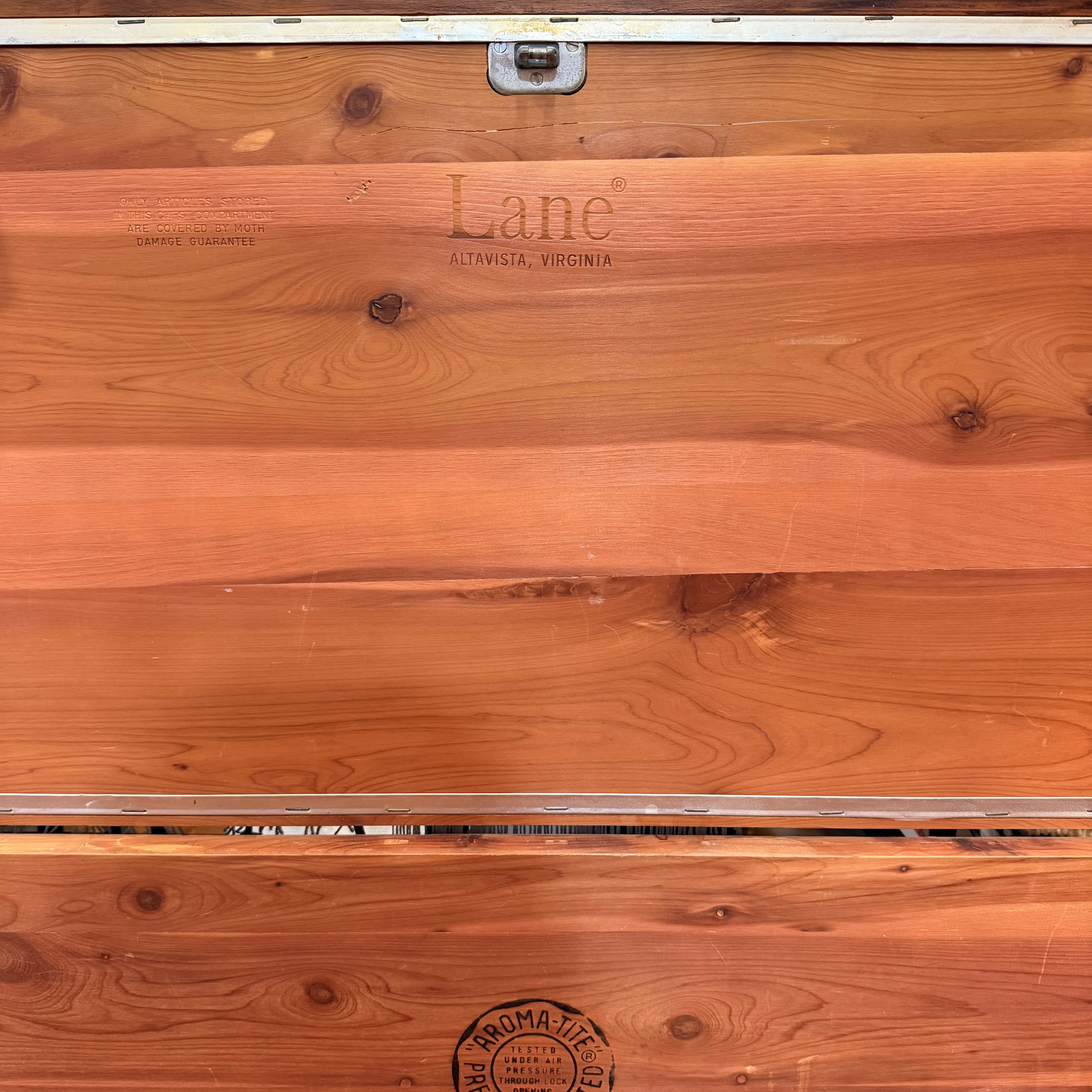 Mid Century Lane Cedar Chest w/ Brass Hardware