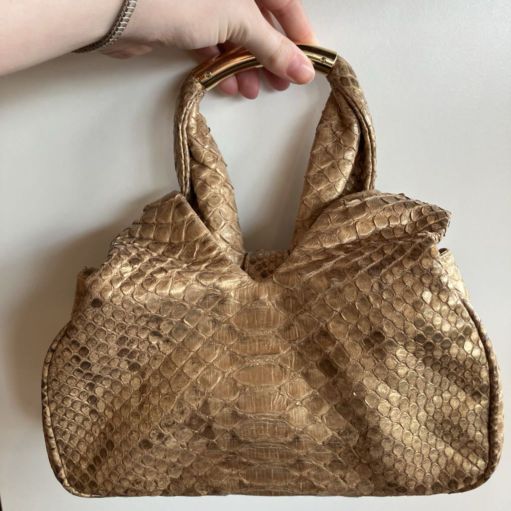 Vintage Italian RODO Python Handbag