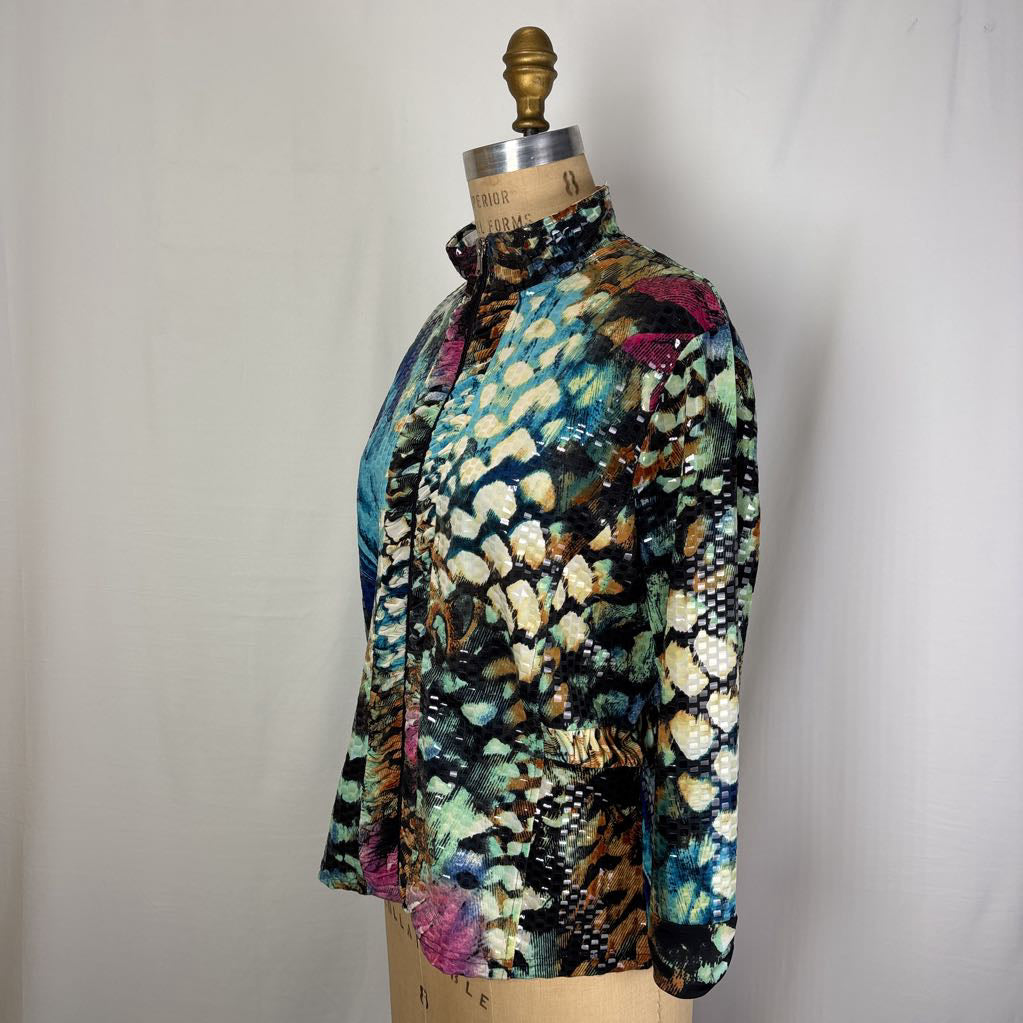 Multi-color Sequin Blazer