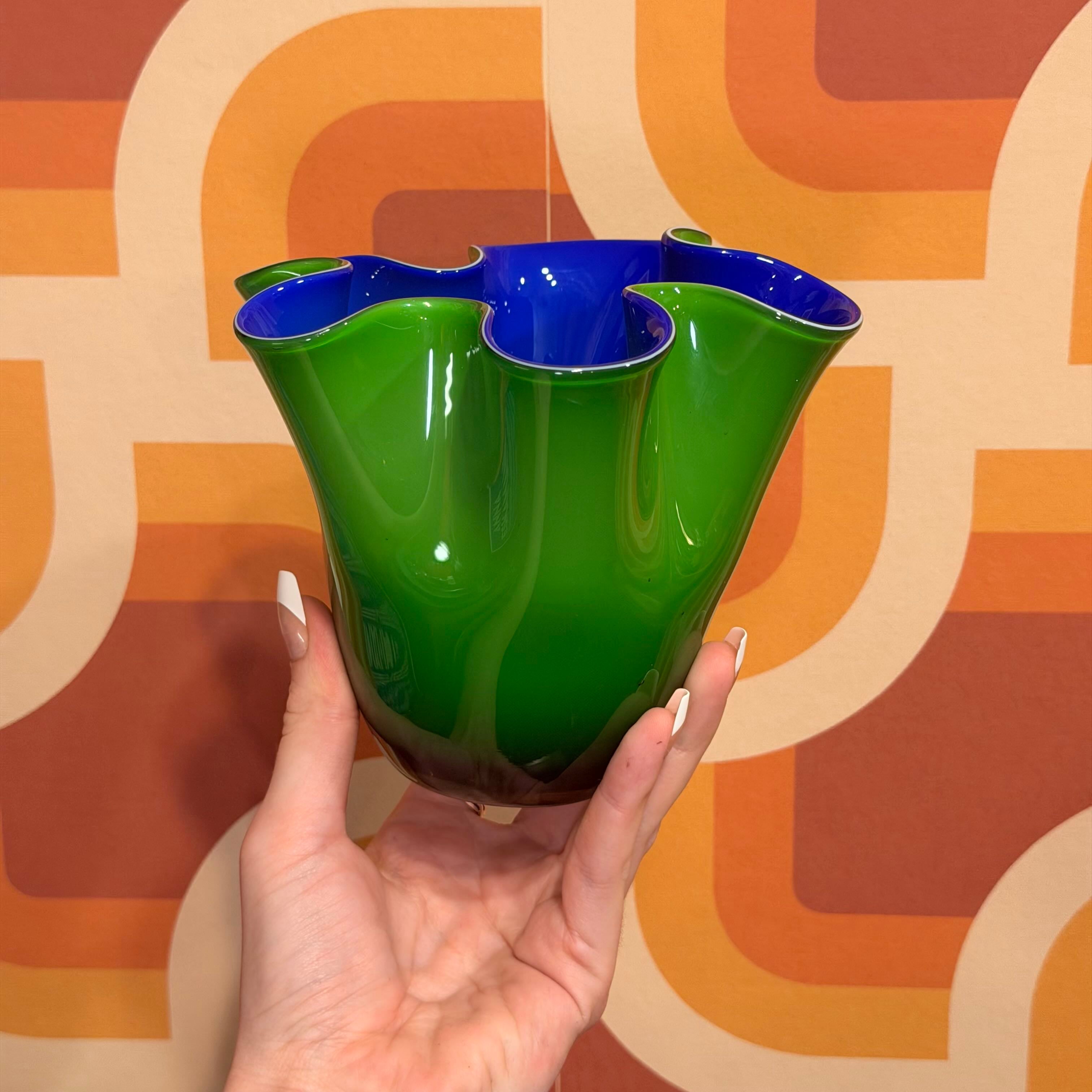 Vintage Handkerchief Vase