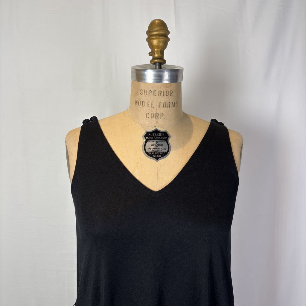 90s Black Sleeveless Dress