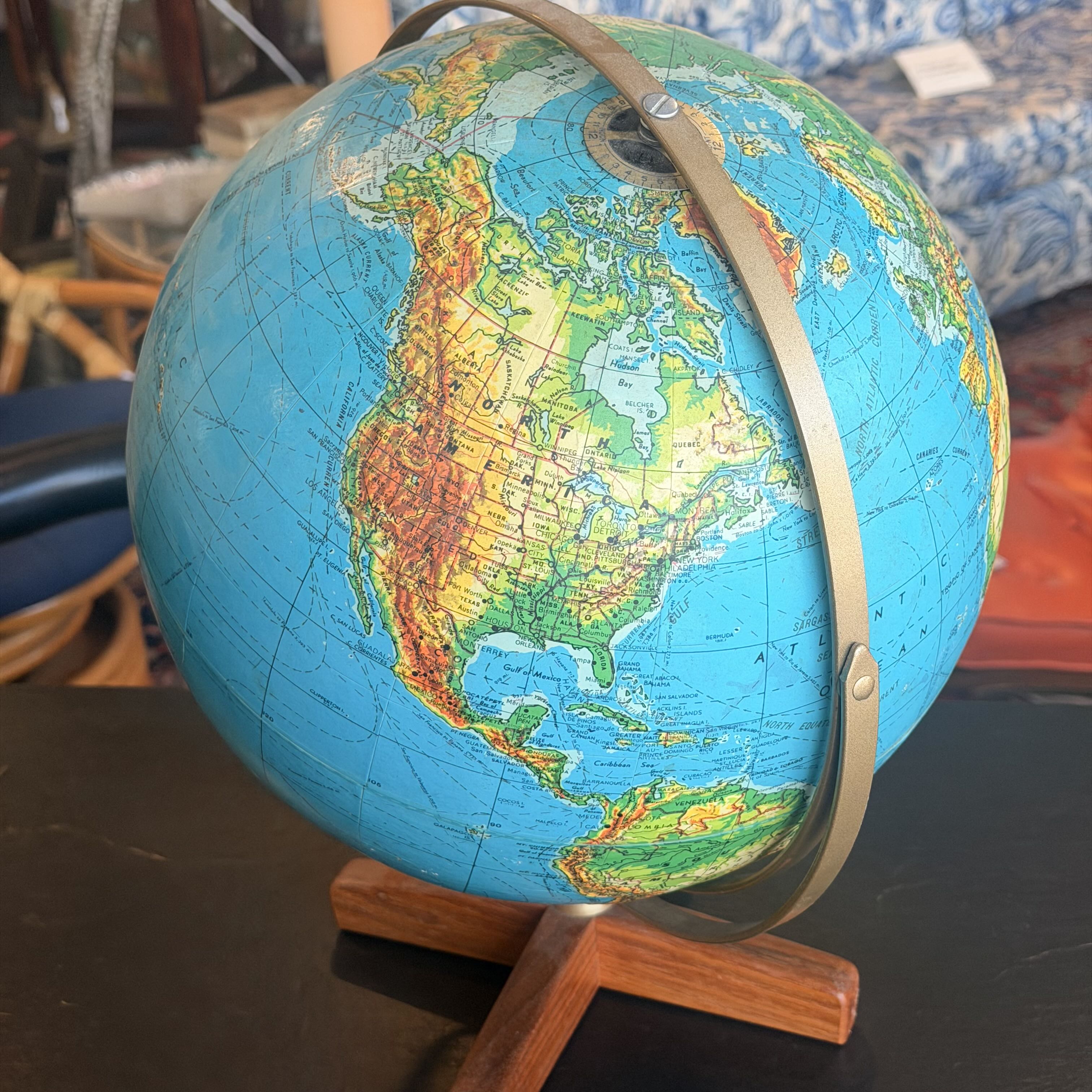 Vintage Weber Costello Globe