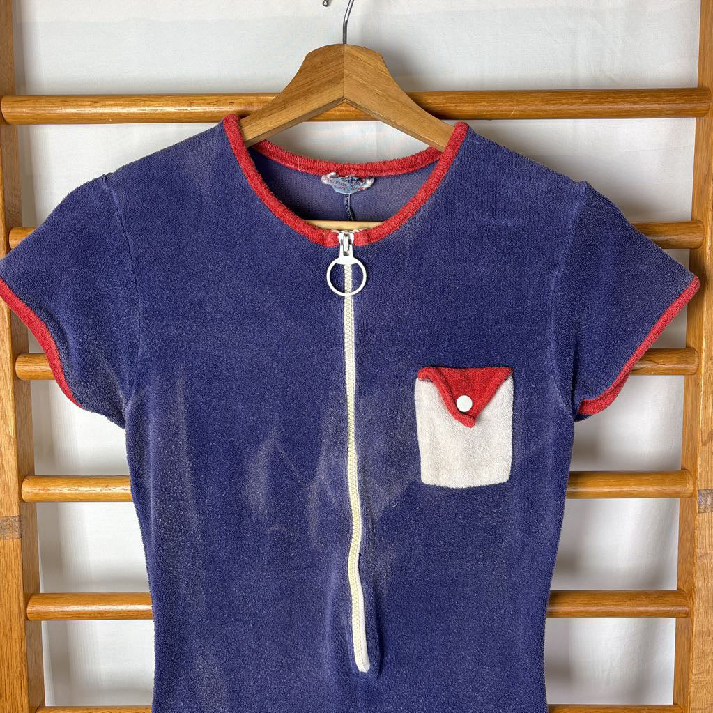 1970s Terry Cloth Romper