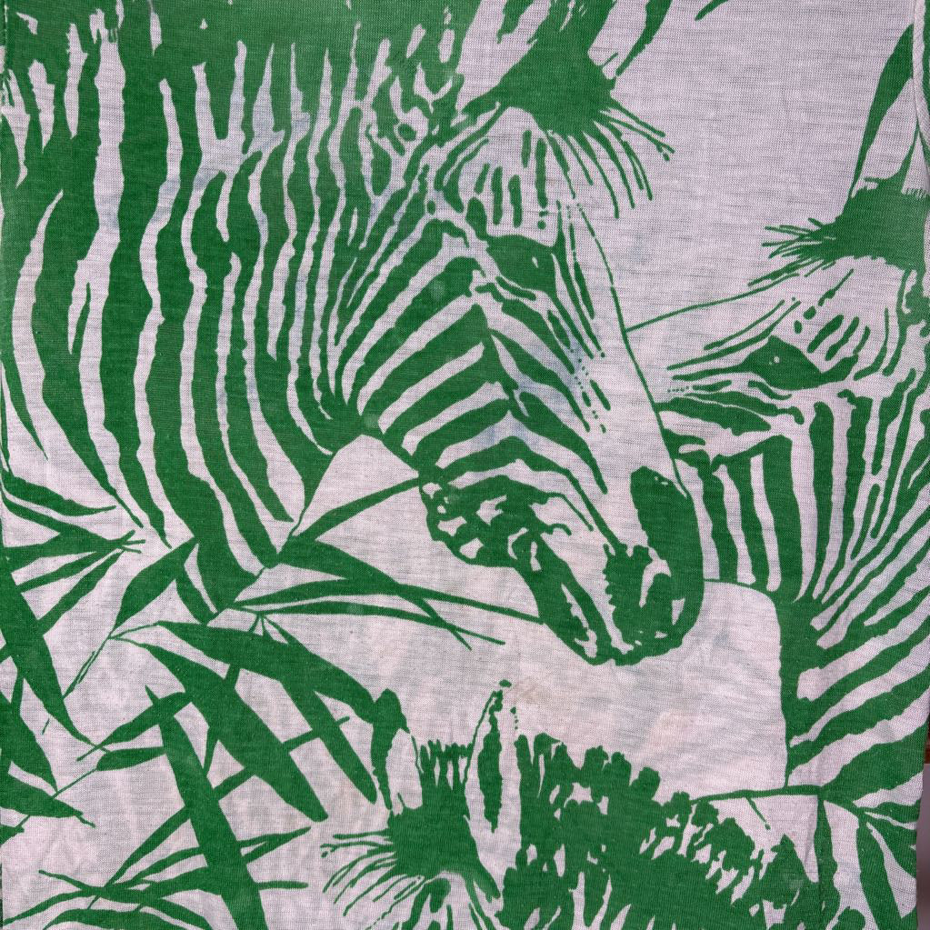 1970s Tea Party Zebra T-shirt
