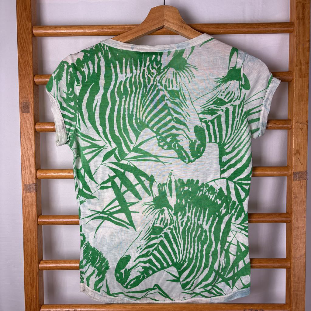 1970s Tea Party Zebra T-shirt