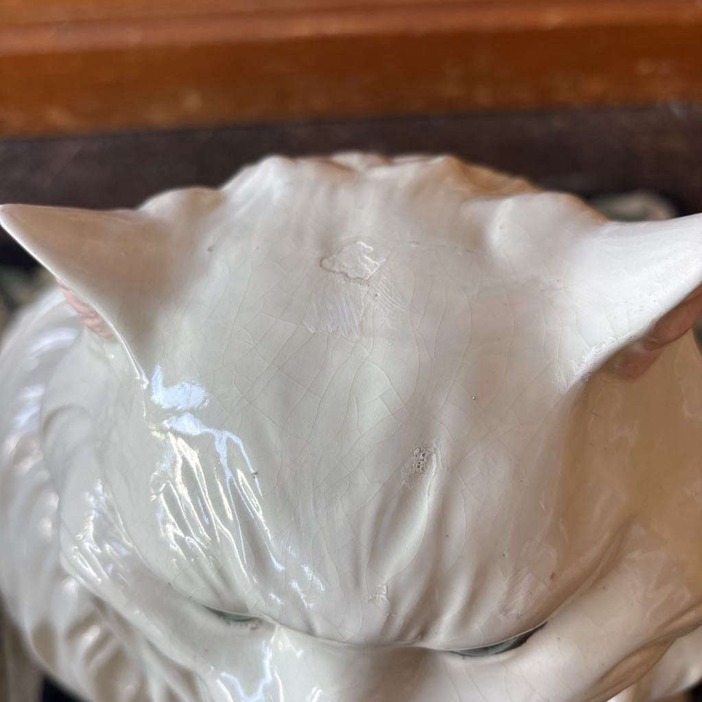 Vintage Large Ceramic Persian Cat