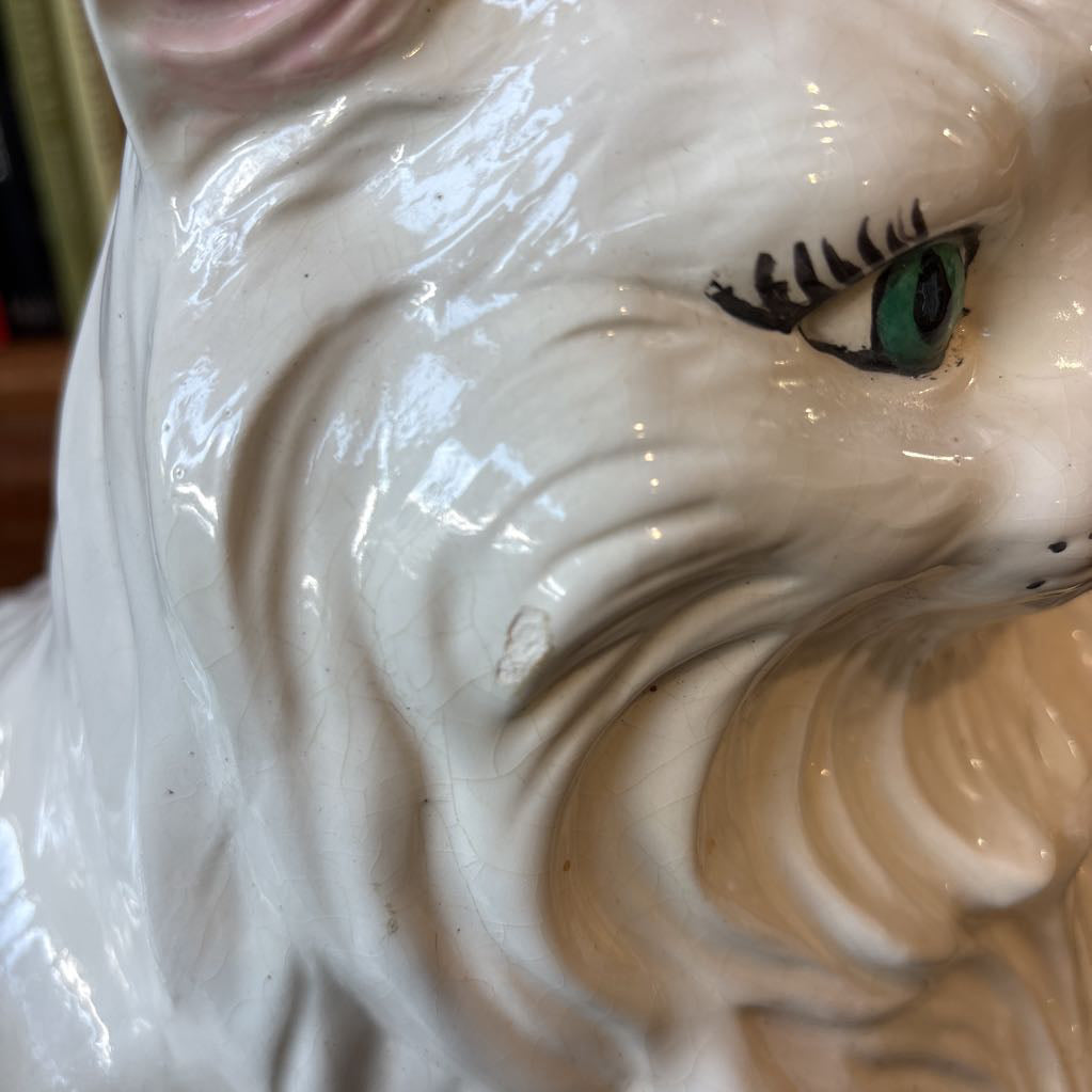 Vintage Large Ceramic Persian Cat