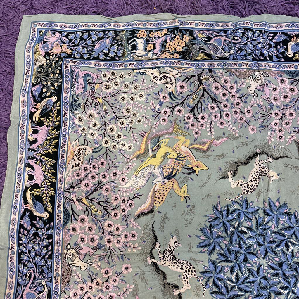 Vintage MitsuKoshi Silk Scarf