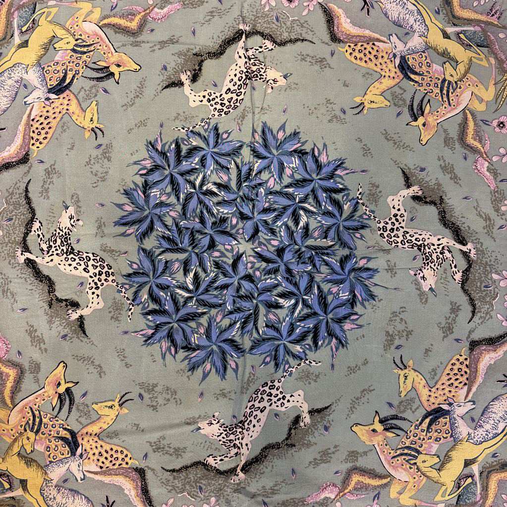 Vintage MitsuKoshi Silk Scarf