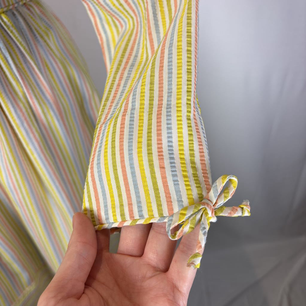 60s Pastel Seersycker Dress