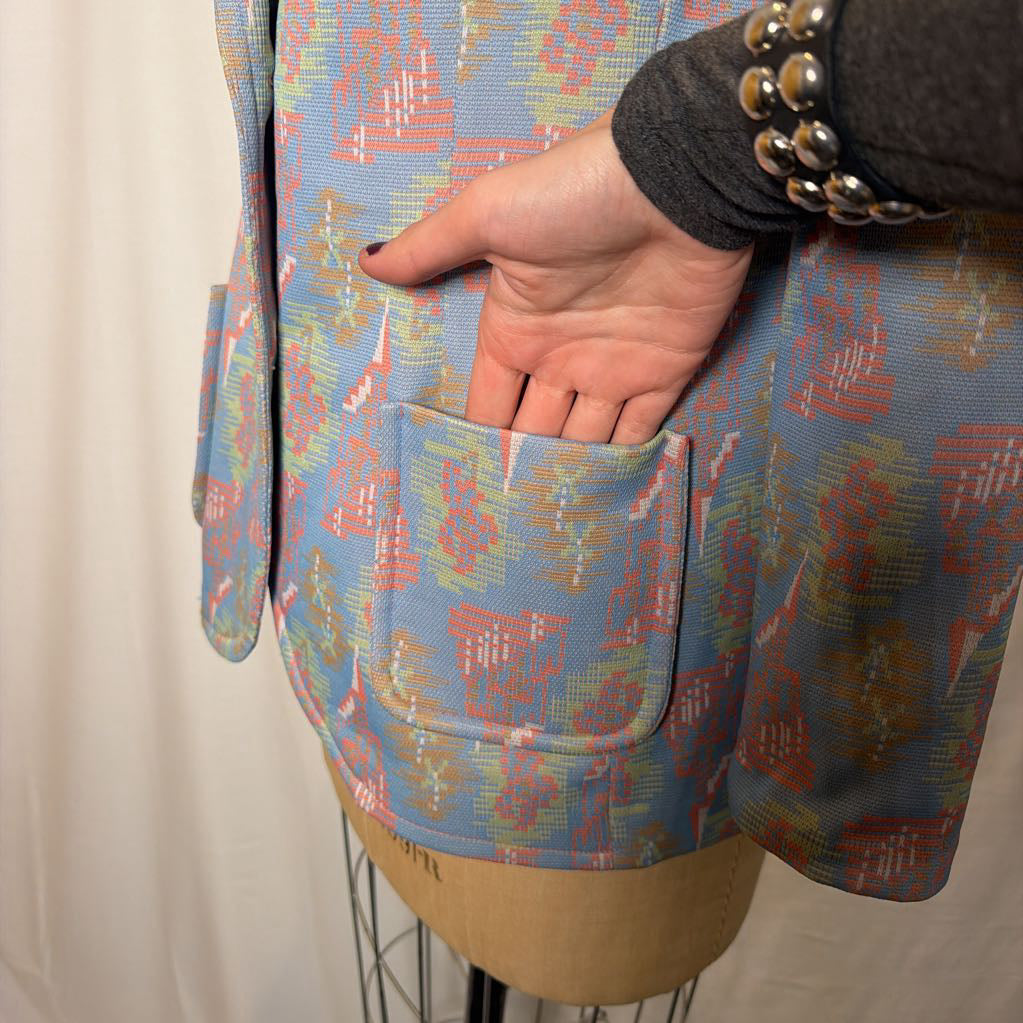 70s That Girl Double Knit Blazer