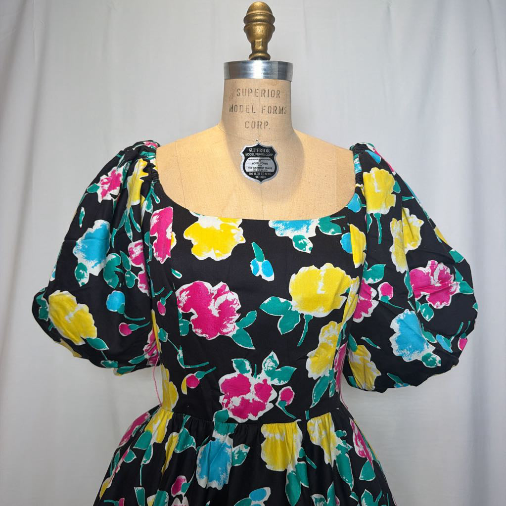 1980s Bold Victor Costa Mini Dress