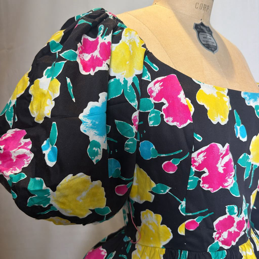 1980s Bold Victor Costa Mini Dress