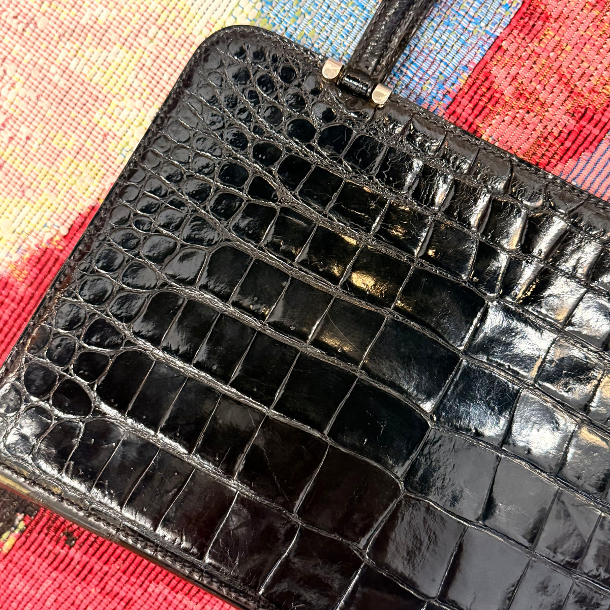 50s Grimaldi Crocodile Belly Purse