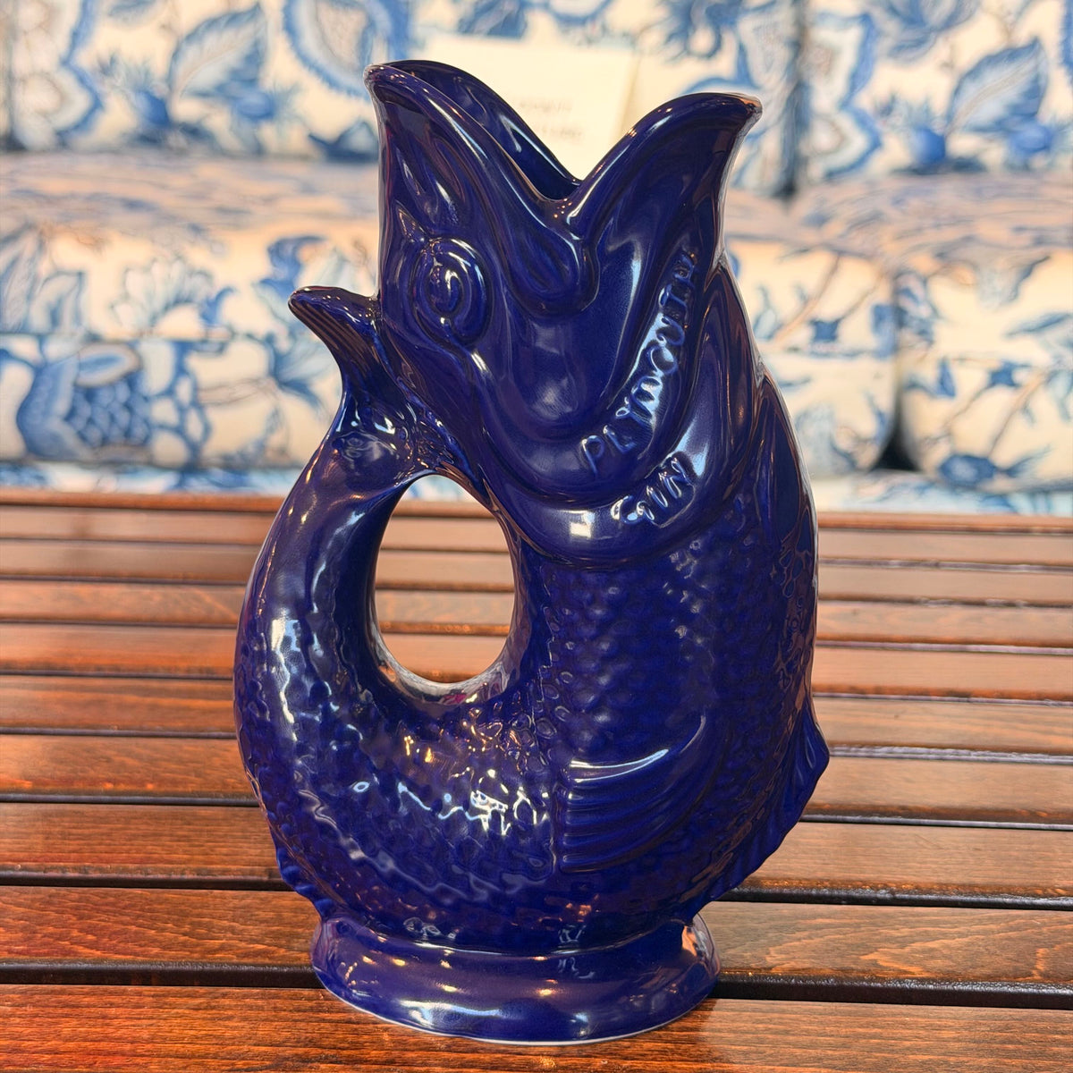 Gluggle Jug Cobalt Blue
