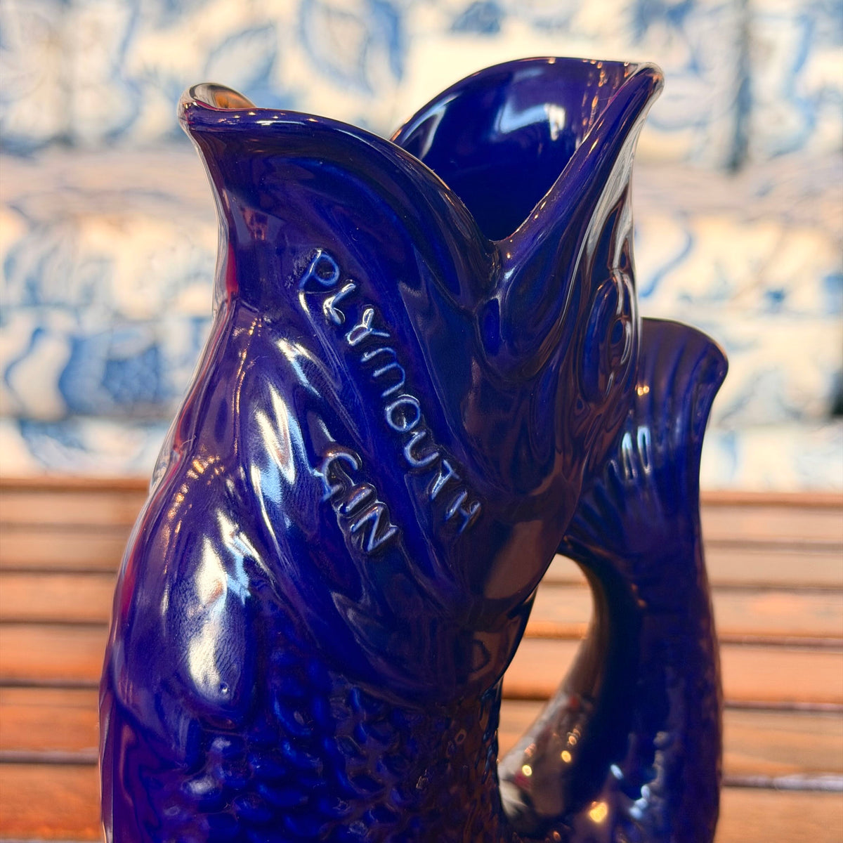 Gluggle Jug Cobalt Blue