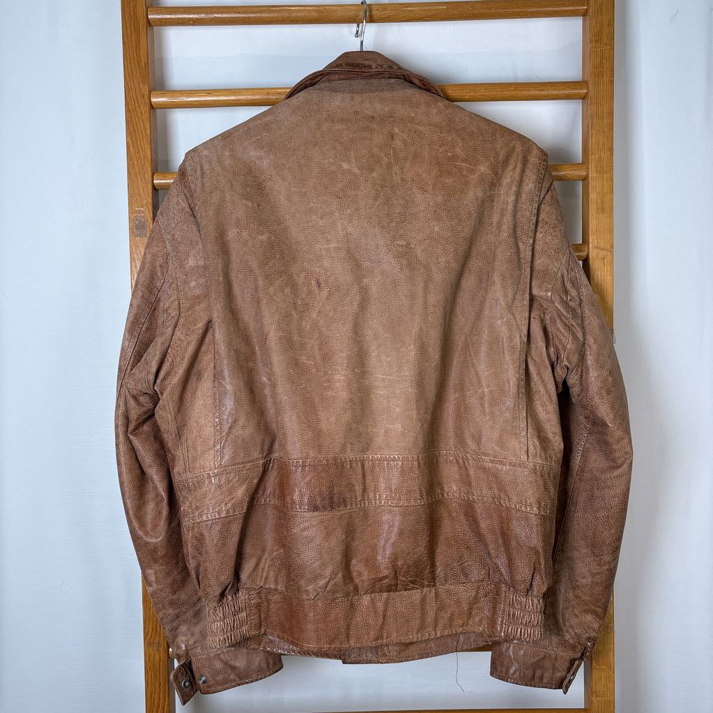 1980s Leather Flight Jacket