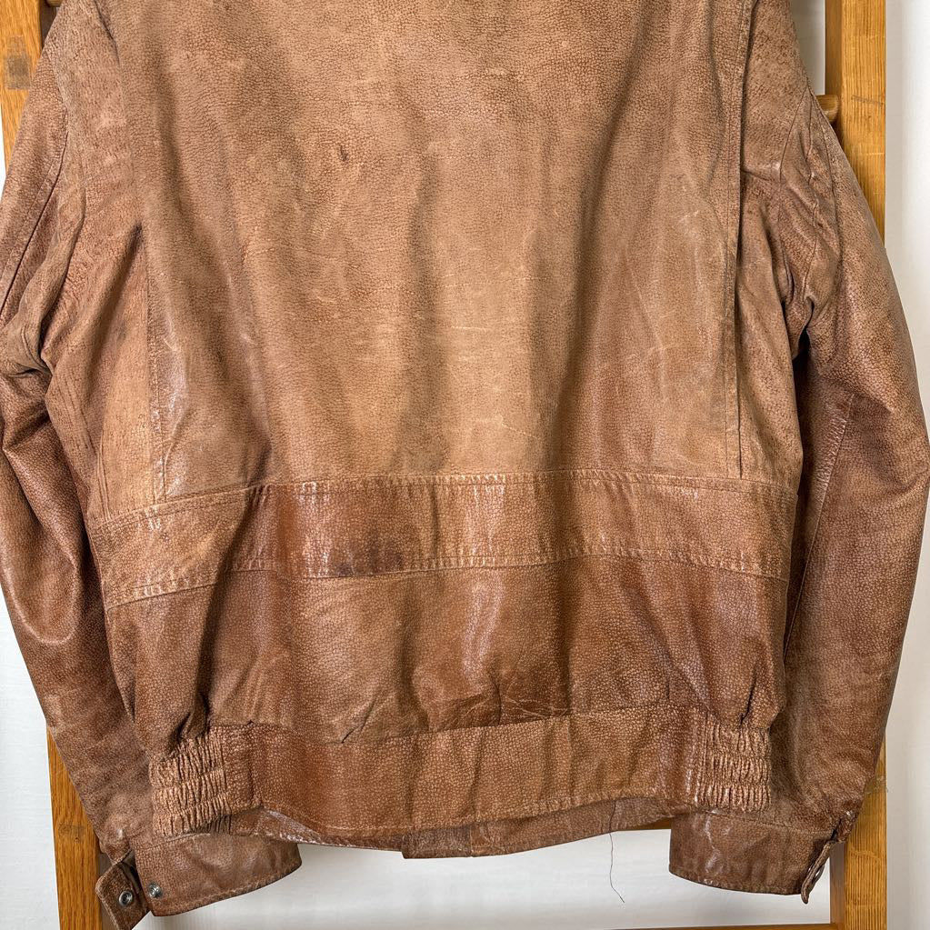 1980s Leather Flight Jacket