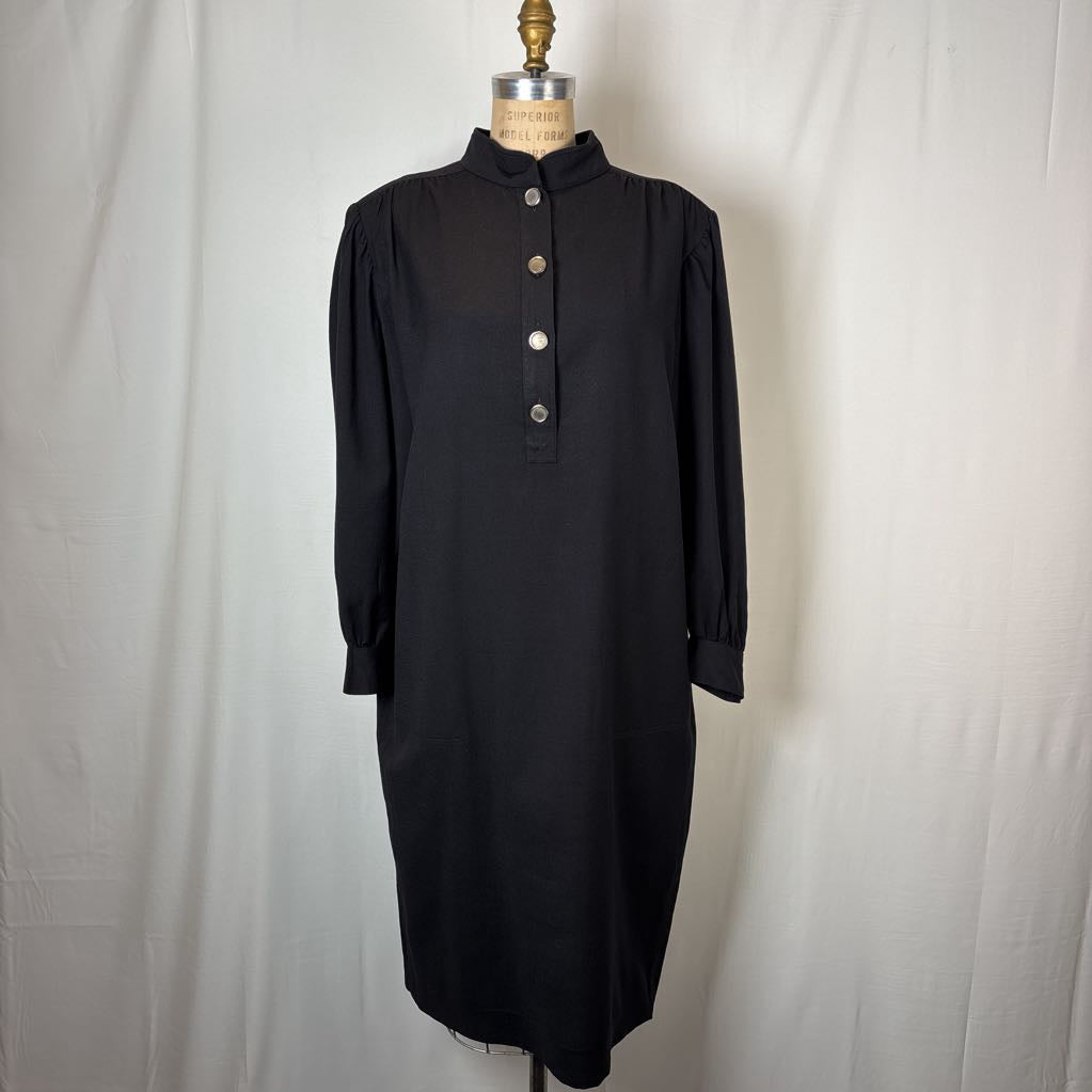 1980s Yves Saint Laurent Variations Frock