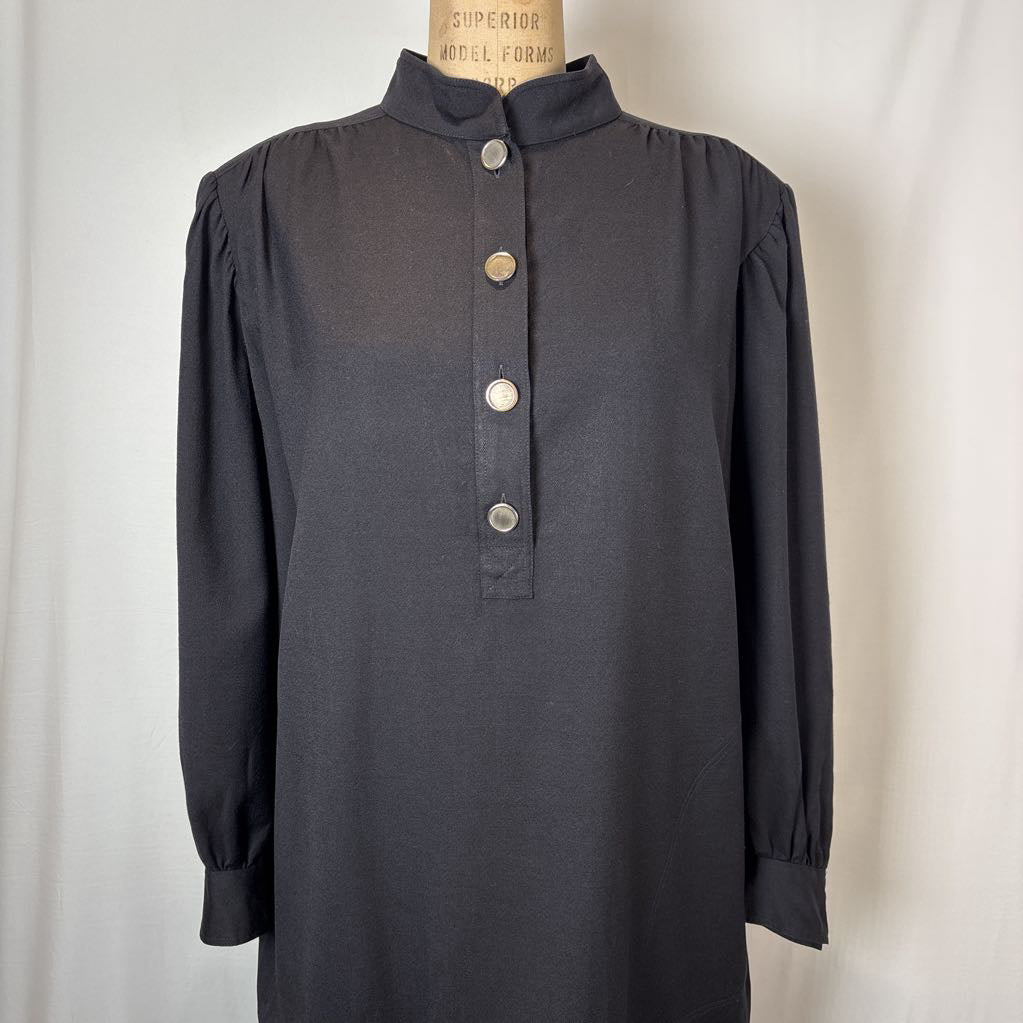 1980s Yves Saint Laurent Variations Frock