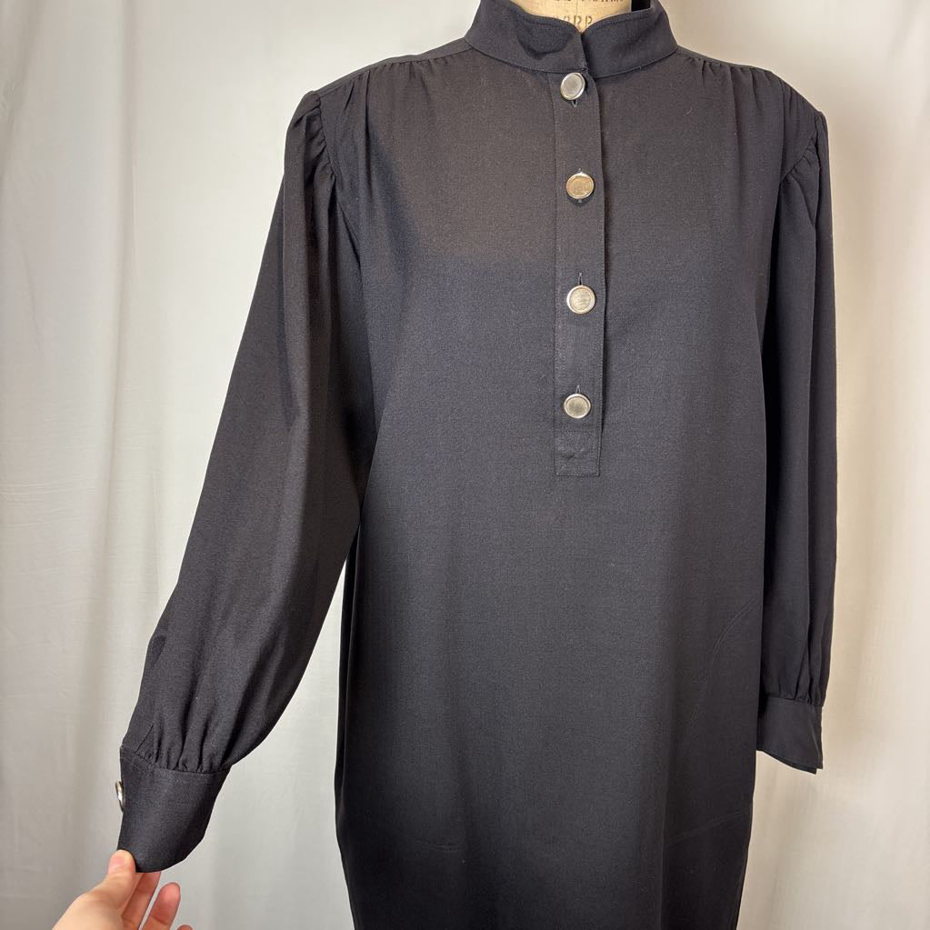 1980s Yves Saint Laurent Variations Frock