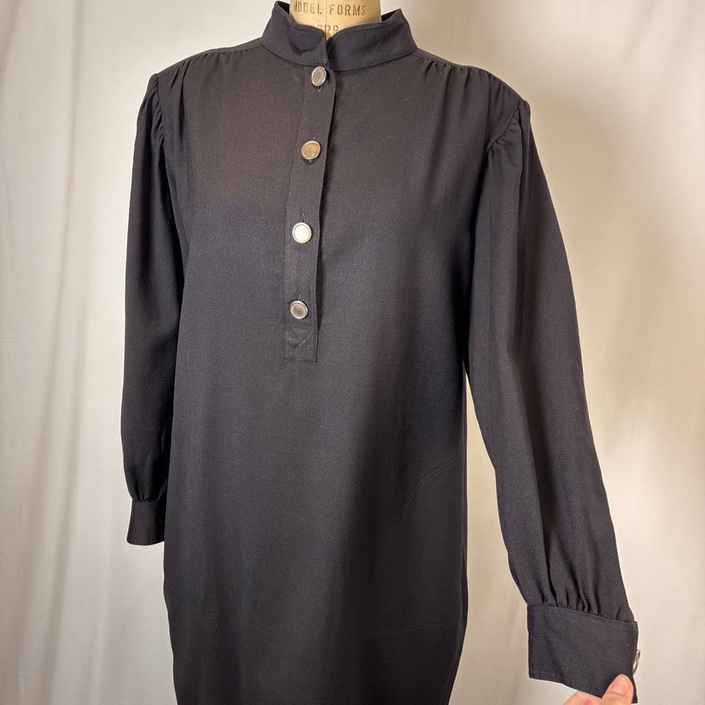 1980s Yves Saint Laurent Variations Frock