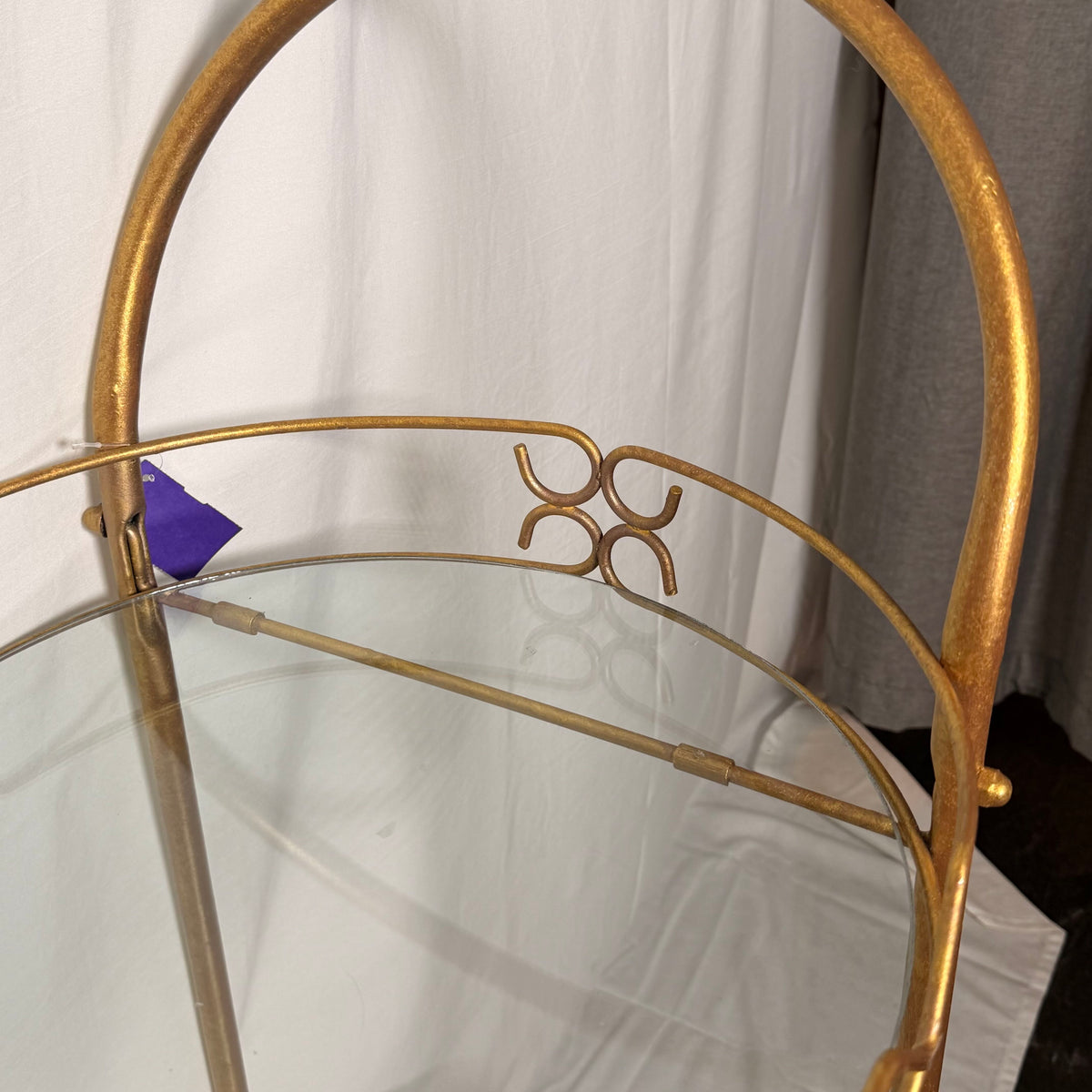 1980 Bar Cart with Glass
