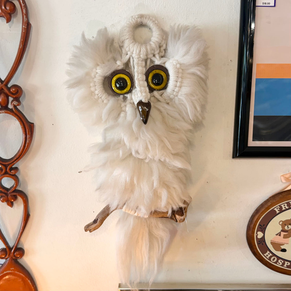 1970's Wall Hanging Owl